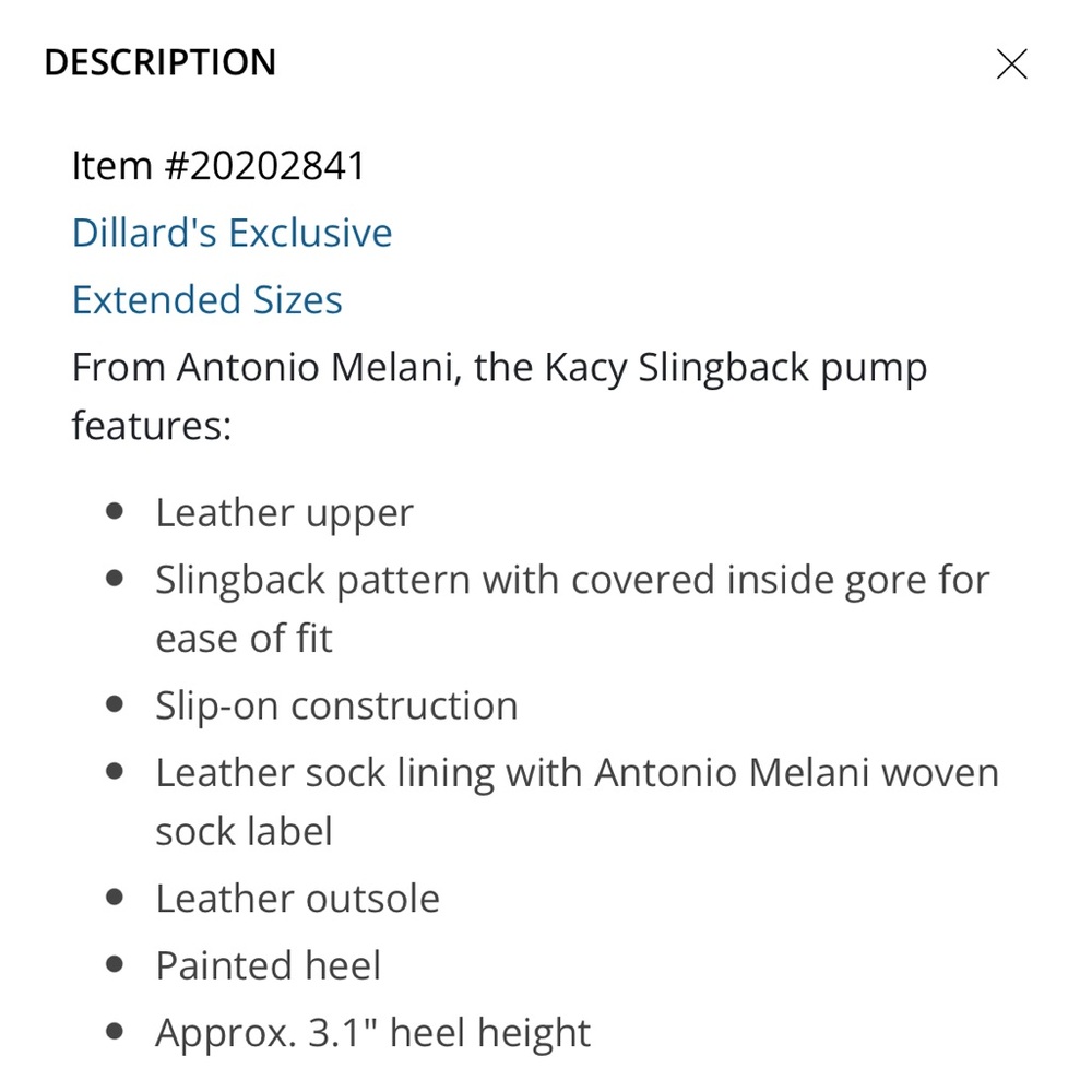 Sling back pump - Picture 3 of 9